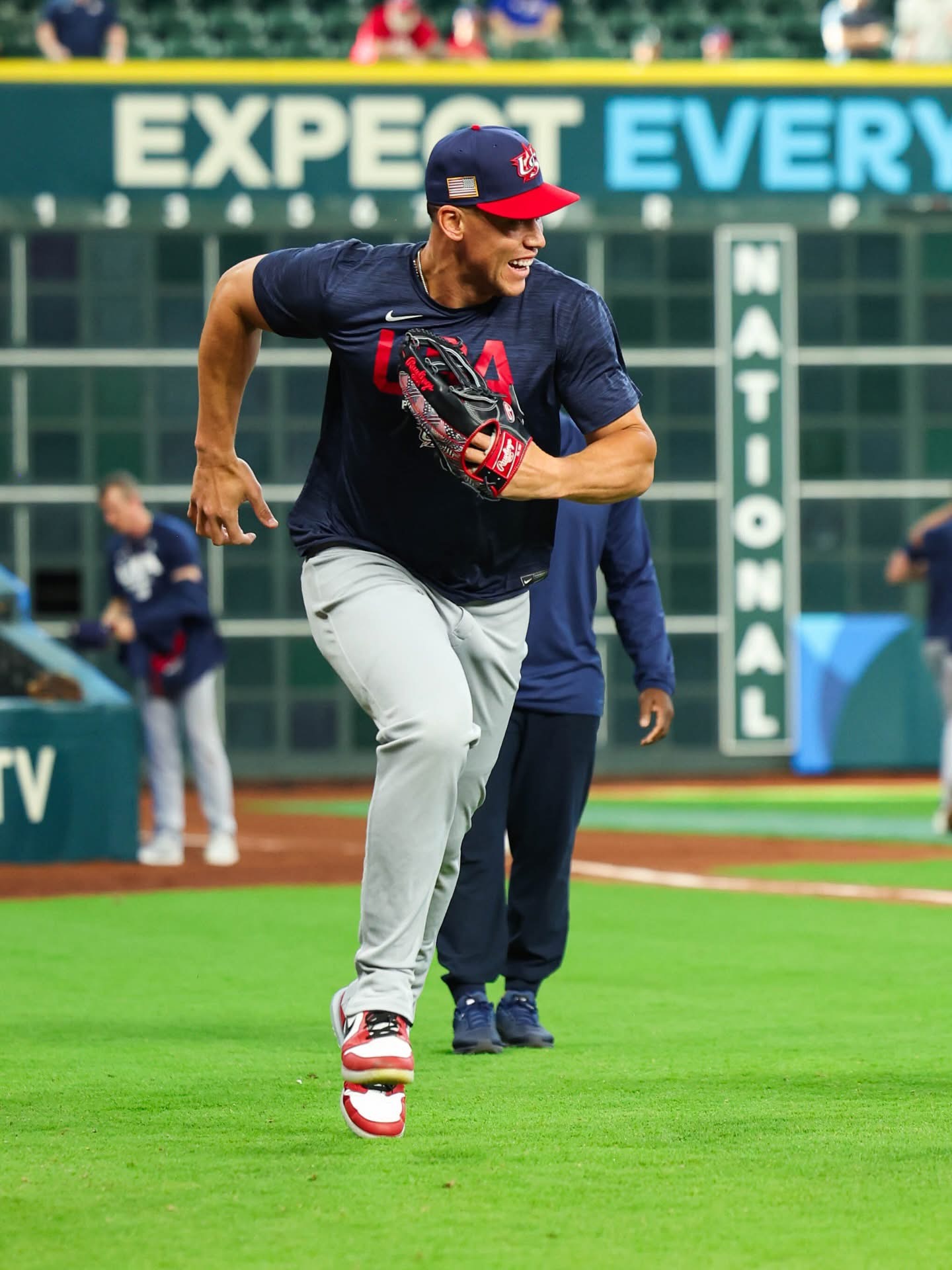 El capitán Aaron Judge está guiando a sus compañeros de EUA rumbo a buen puerto.