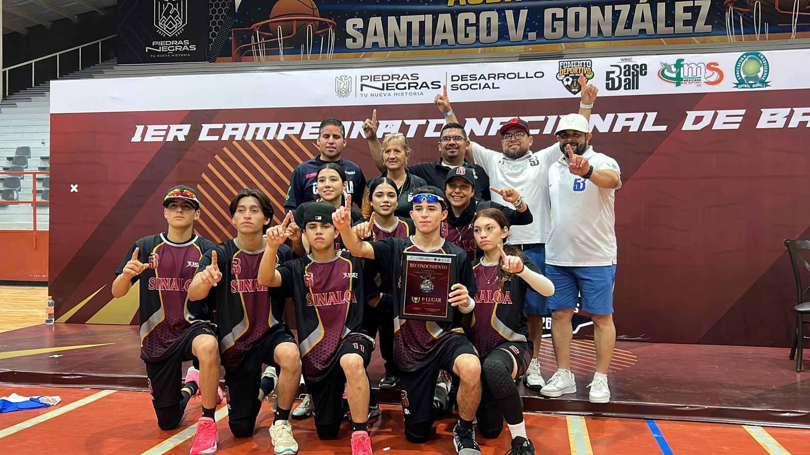 Sinaloa se corona doble campeón en el 4° Nacional de Béisbol 5; Piedras Negras renombra sus campos en honor al pionero del deporte en México