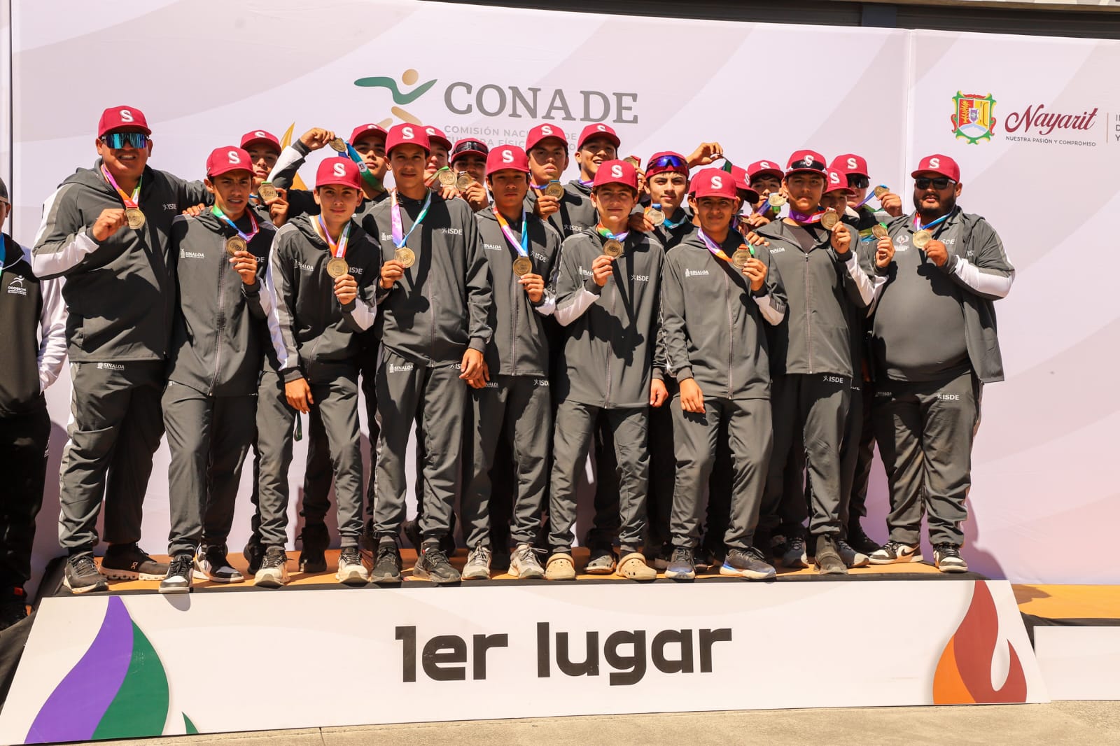 Sinaloa Junior y Chihuahua Pre-Junior, oro en el béisbol de la Olimpiada Nacional CONADE 2026