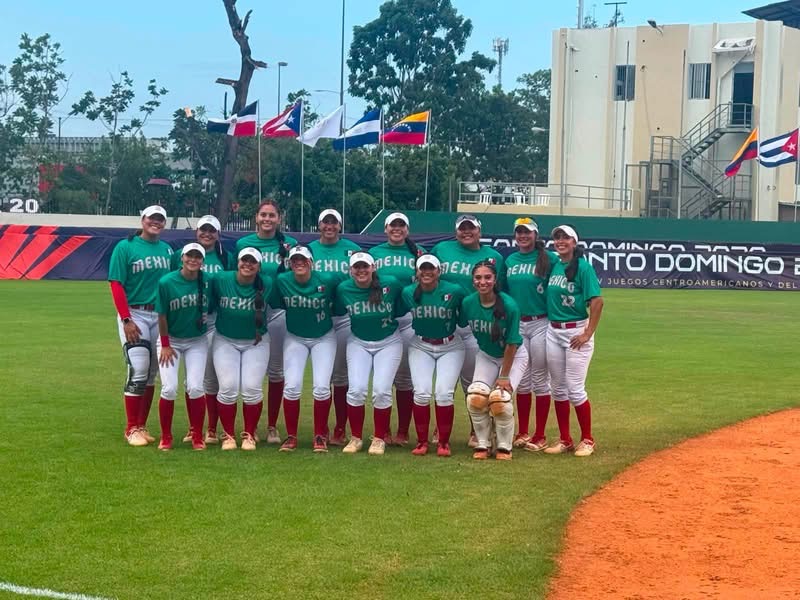 México arranca el softbol femenil de los Centroamericanos con blanqueada de 6-0 sobre El Salvador