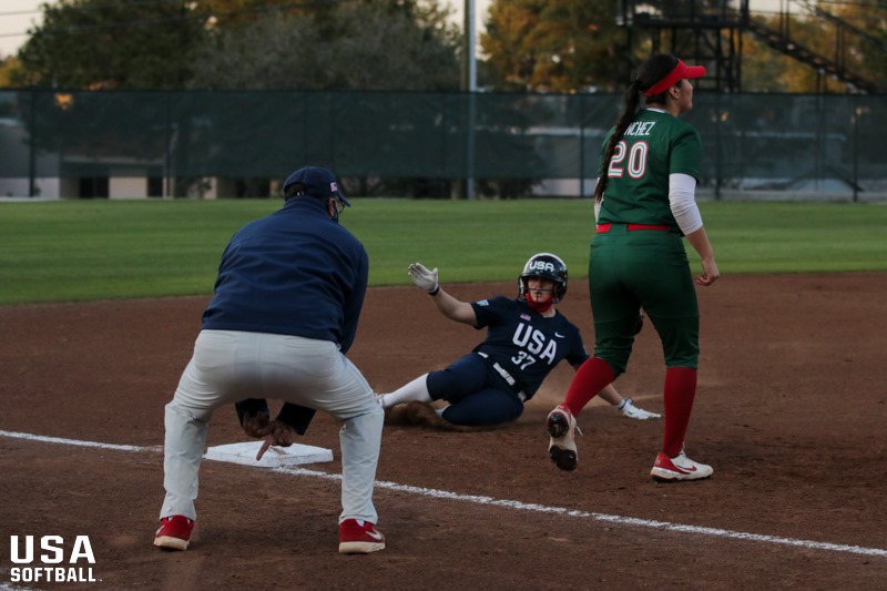USA Softball se lleva la victoria en el primer juego de la serie contra SóftbolMX