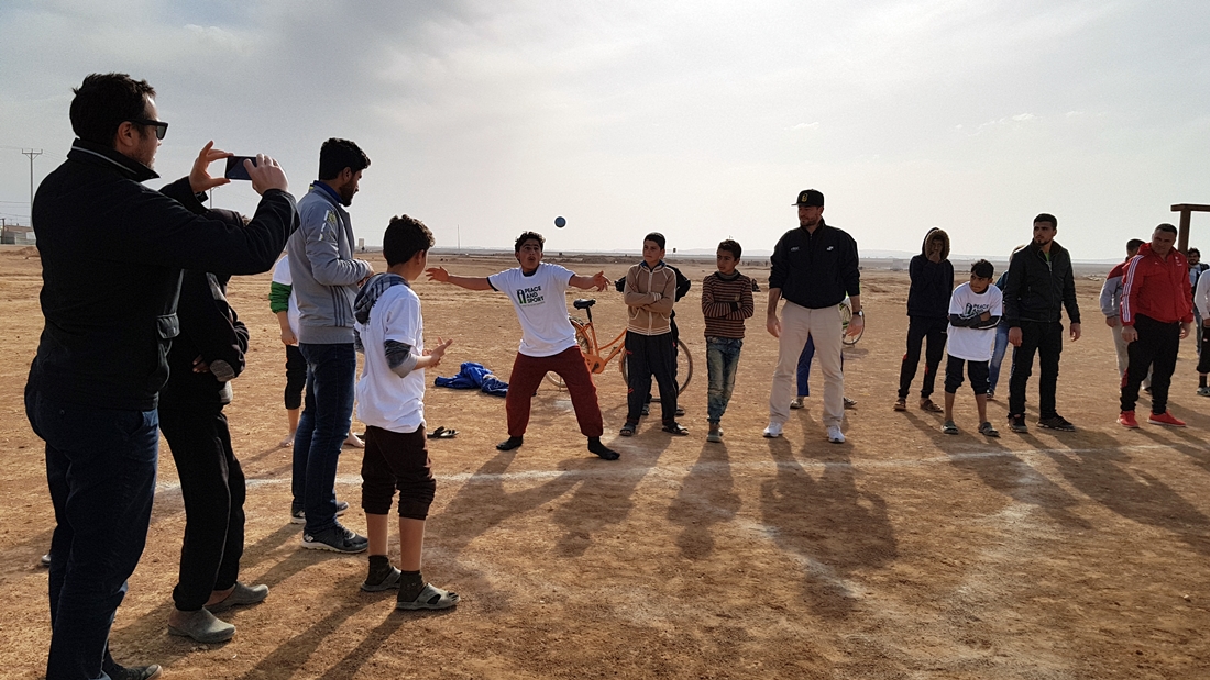 WBSC fomenta la igualdad de género en el campamento de Zaatari en Jordania