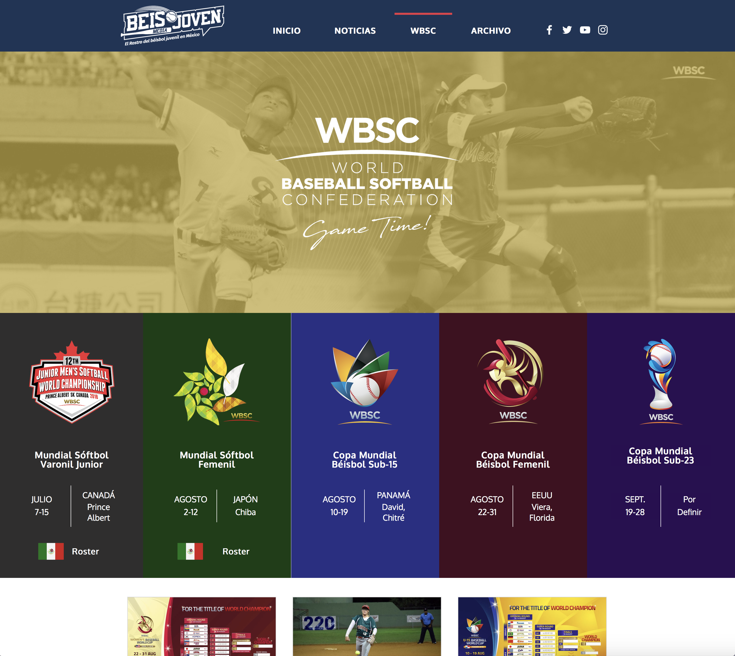 Cobertura WBSCxBeisJoven